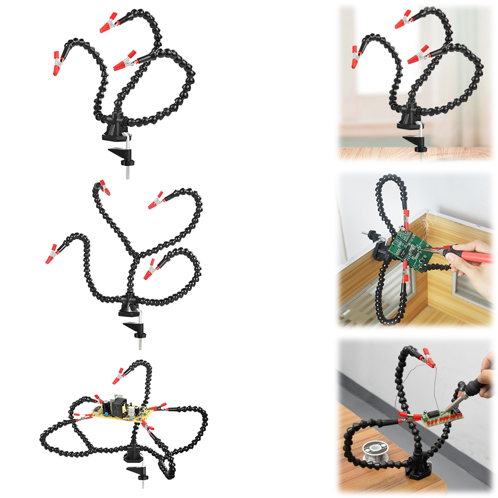Electronics Repair Tool - Bureauklem Solderen Derde Handje 3/4/5 Stuks