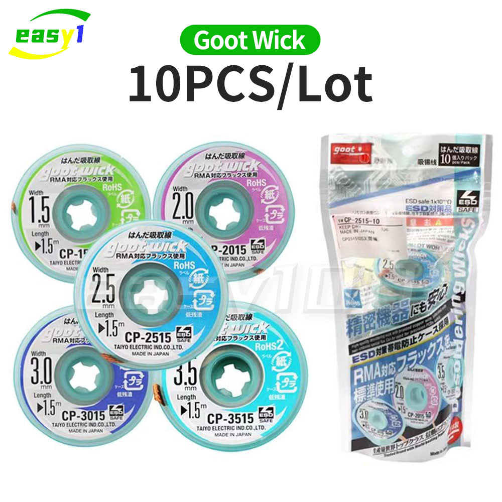 Solder Wick Braid - Originele Goot Lont Soldeerlont Gevlochten Koperdraad