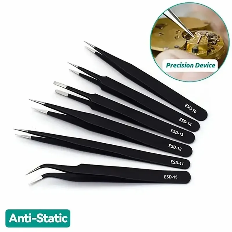6 stks Precisie Lange Pincet S - Electronics Repair Tool recensie en prijs