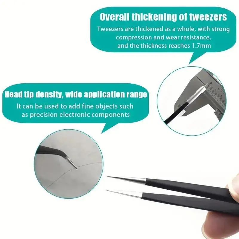 6 stks Precisie Lange Pincet S - Electronics Repair Tool recensie en prijs