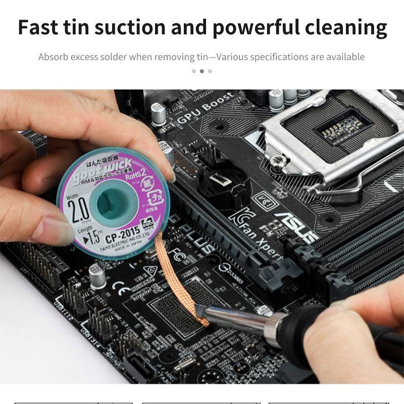 Originele Goot Desoldering Sol - Solder Wick Braid recensie en prijs