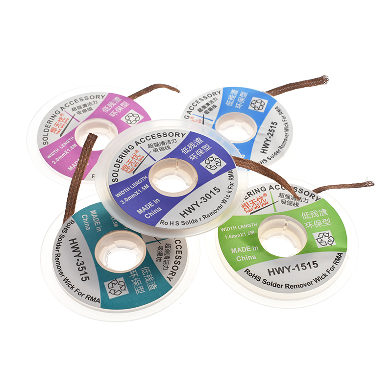 Diy 1.5Mm 2Mm 2.5Mm 3Mm 3.5Mm  - Solder Wick Braid recensie en prijs