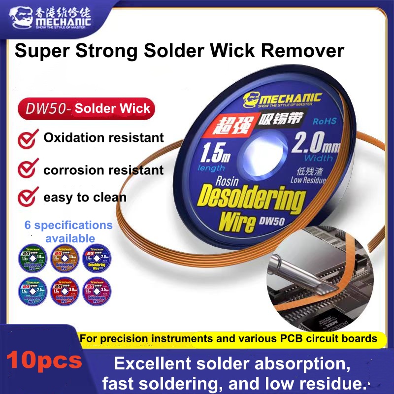 10 stuks Hoogwaardig Koper Sol - Solder Wick Braid recensie en prijs